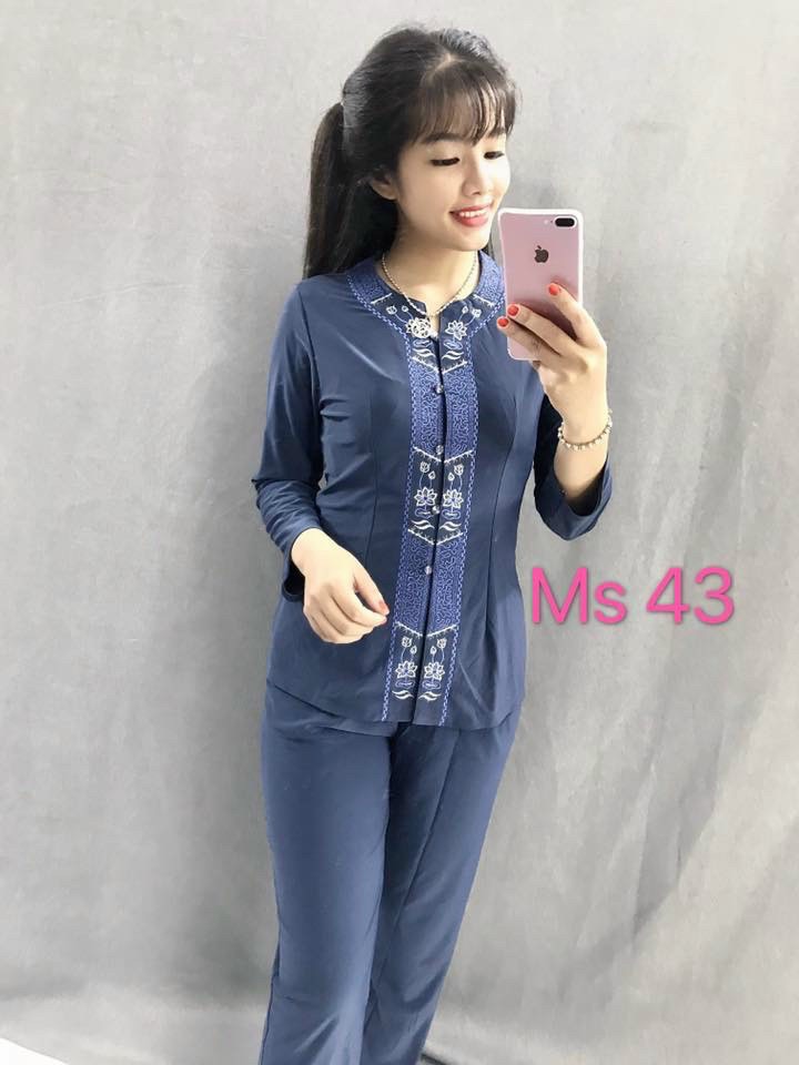 đồ lam đi chùa cao cấp đồ thời trang vải thun co giãn