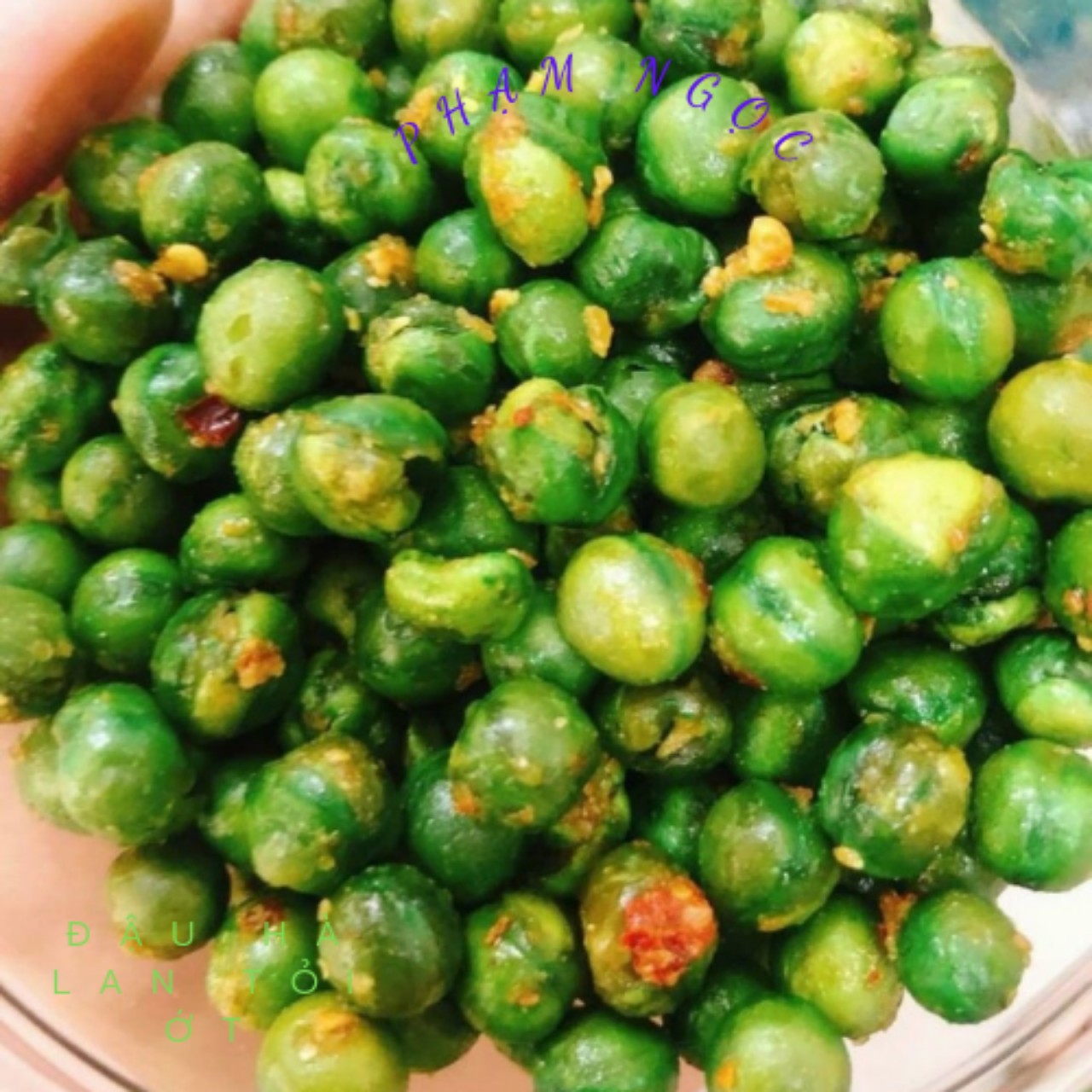 500gr đậu hà lan rang tỏi ớt