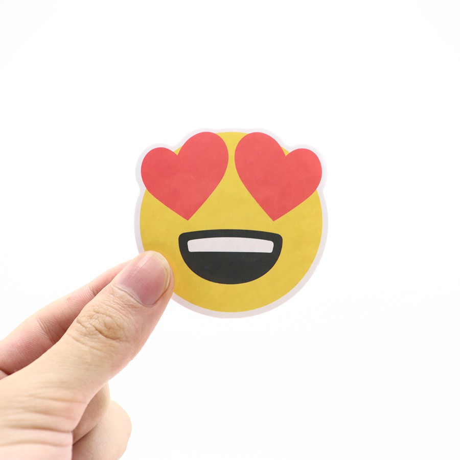 Bộ 50 Sticker Hình EMOJI Cute