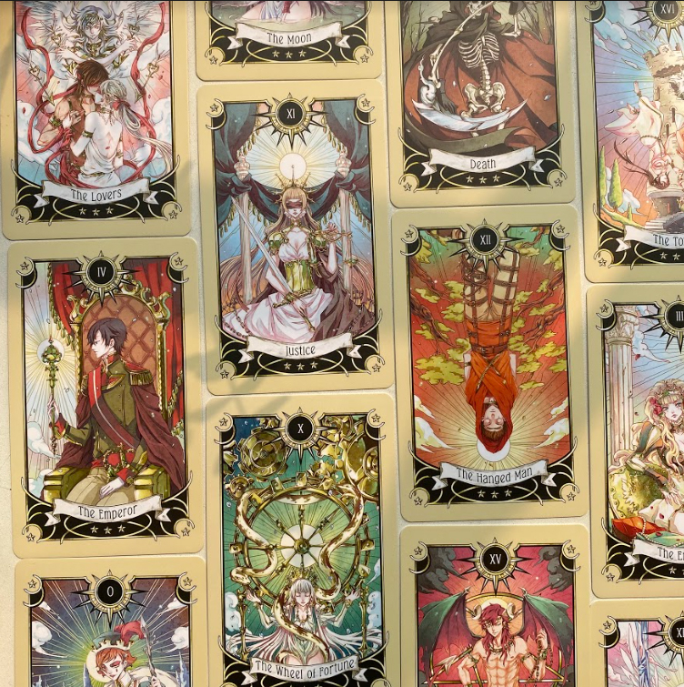Sách - Boxset Việt Hoá - Mystical Manga Tarot (Bộ Bài Và Sách Hướng Dẫn)