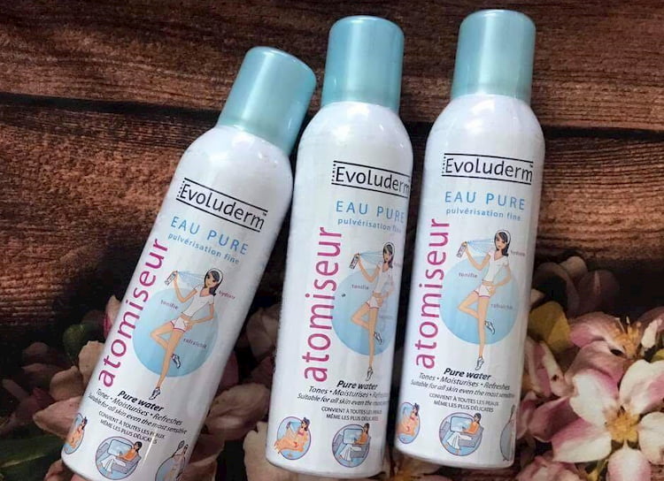 [Hoàn tiền 20%] Xịt Khoáng Pháp Evoluderm 150ml