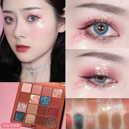 [HCM]Phấn Mắt 16 ô Novo Were Coco Girl
