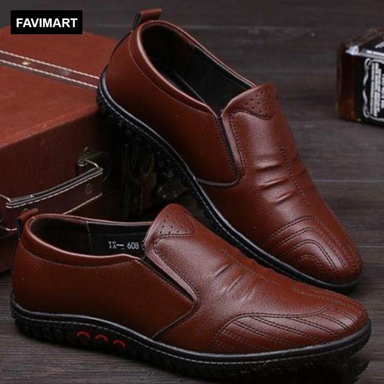 FAVIMART FA5229-Giày lười da nam thời trang công sở