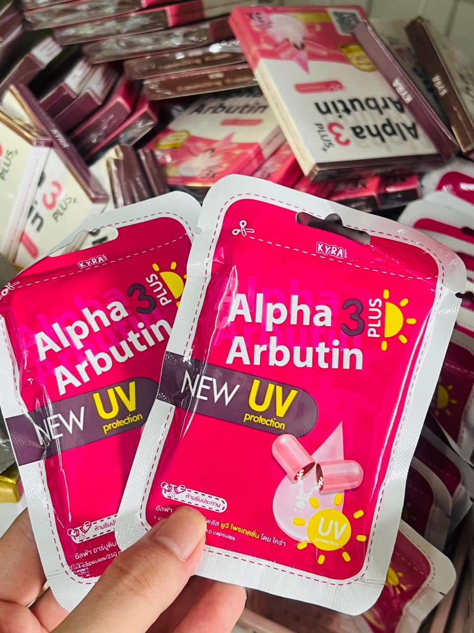 Viên kích trắng da Alpha Arbutin Thailand (Mẫu mới)