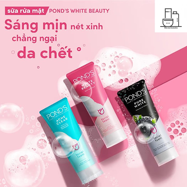 Sữa Rửa Mặt Pond's sáng da sạch sâu 100g
