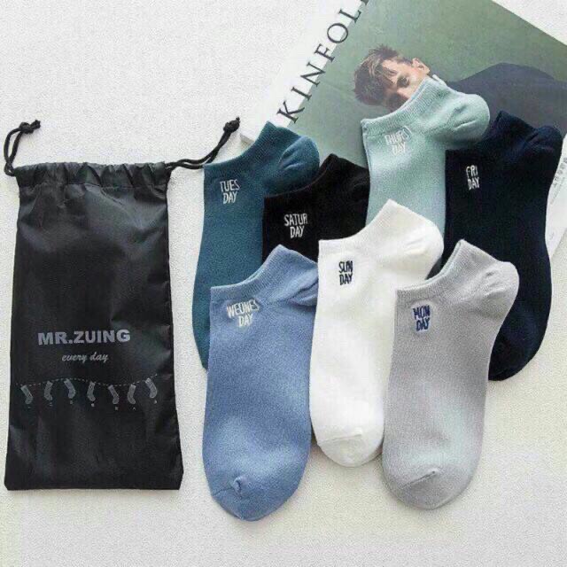 (HÀNG NEW) Set Tất tuần 7 ngày 7 đôi - MCPONE