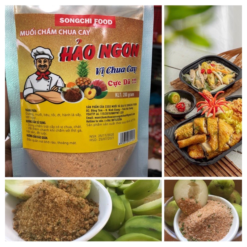 ⛔FREESHIP⛔ Gói 200g muối chua cay (GÓI 200G)
