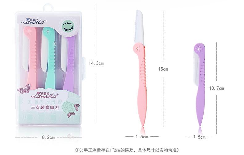 Dao cạo lông mày bộ 3 cái DC28