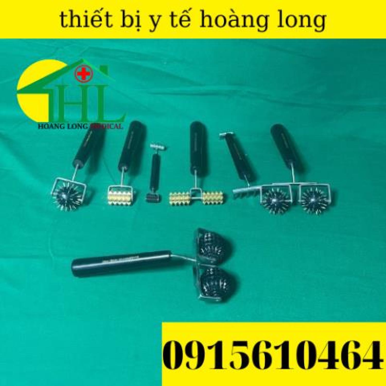 Cây Lăn Cầu Gai Đôi Lớn Mát Xa - Dụng Cụ Diện Chẩn