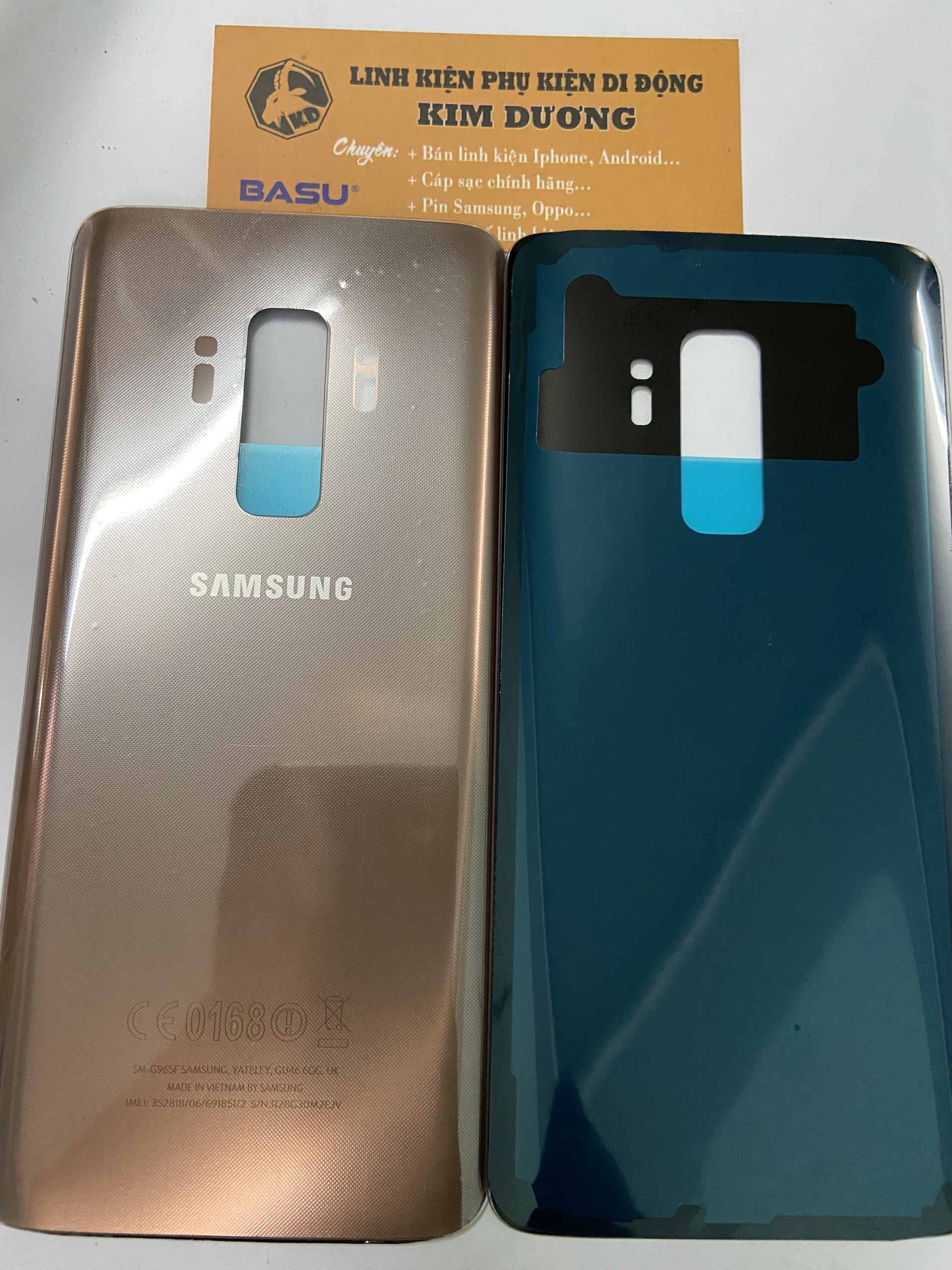 Nắp lưng kính Samsung Galaxy S9+(Plus)
