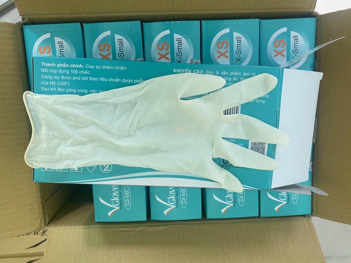 Găng tay y tế có bột vglove