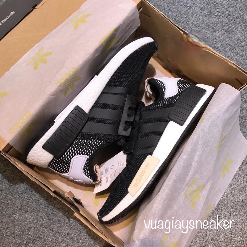 🔥 ẢNH THẬT 🔥 Giày nmd đen vàng
