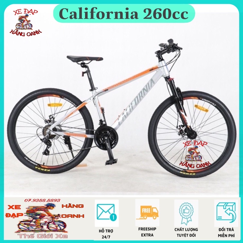 Xe đạp thể thao California 260cc 26inch Khung Nhôm Đề Shimano