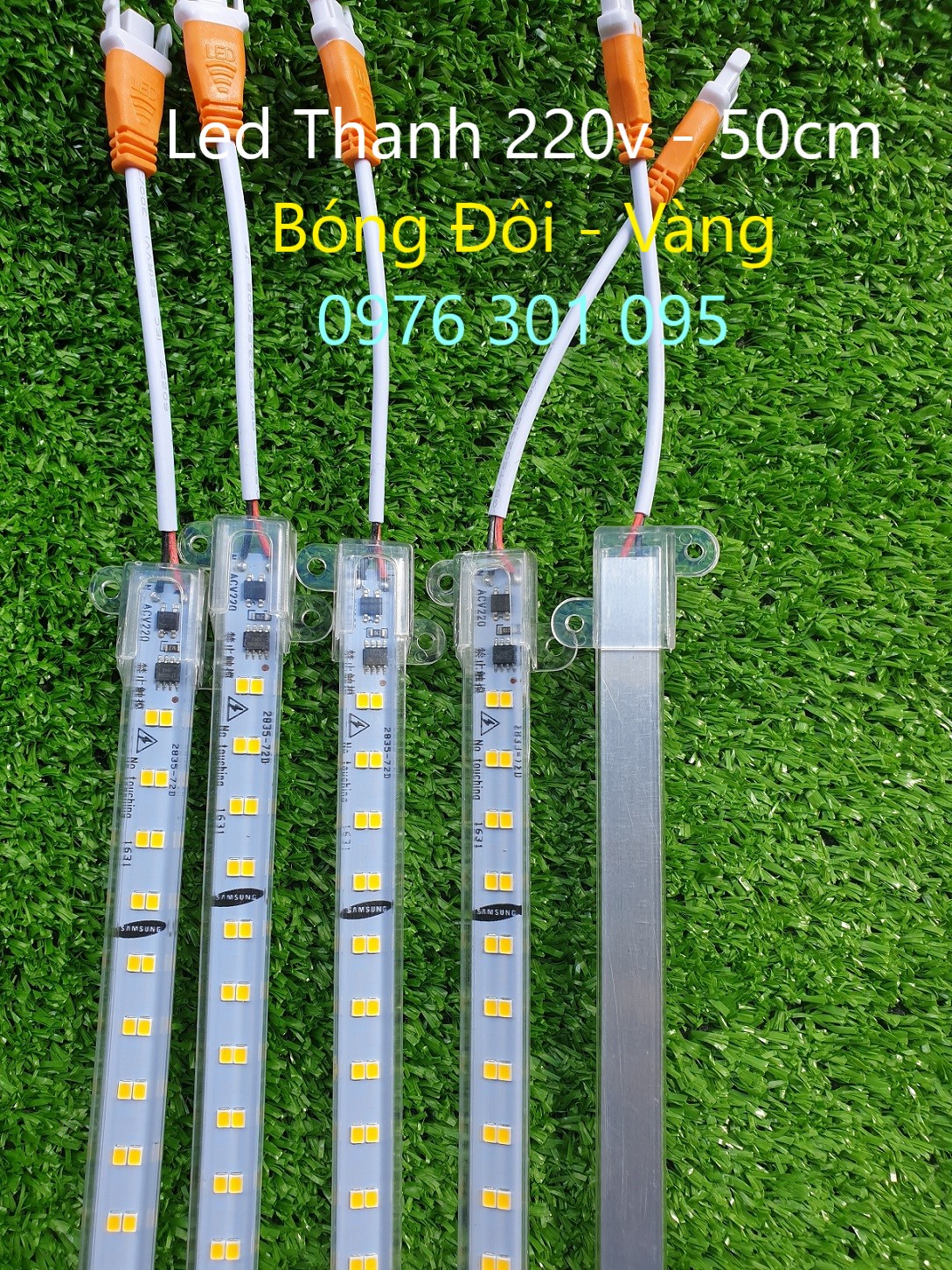 Đèn Led Thanh Điện 220V dài 50cm [ Trắng - Vàng ]