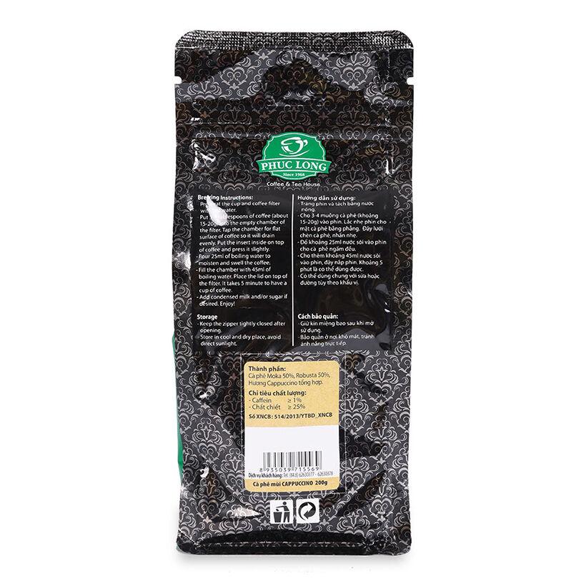 [HCM]Cà Phê Capuccino Phúc Long Gói 200G