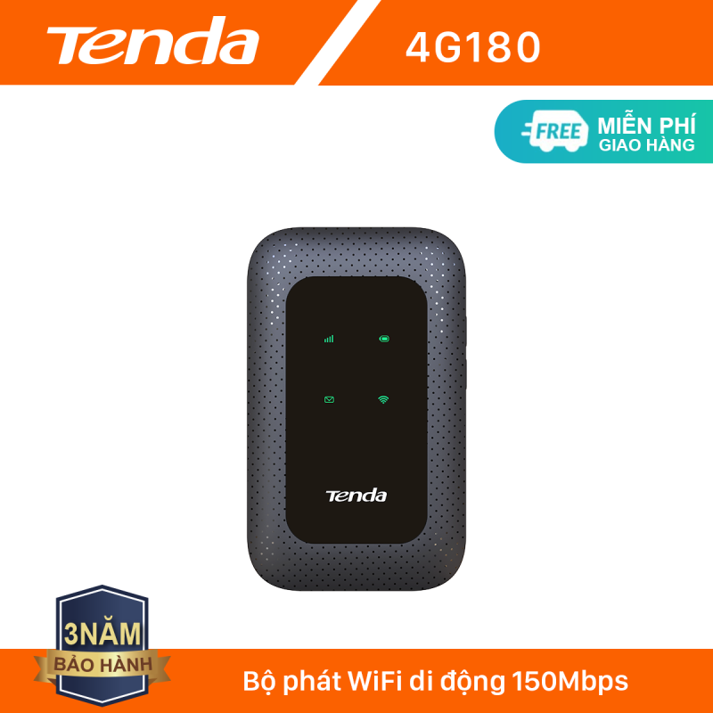 Tenda Bộ phát Wifi di động 4G LTE 4G180  - Hãng phân phối chính thức