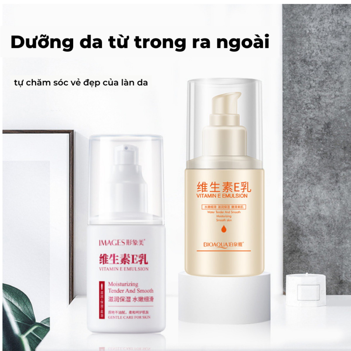 Sữa Dưỡng Da Vitamin E Cấp Ẩm, Làm Trắng Dịu Nhẹ Cho Da