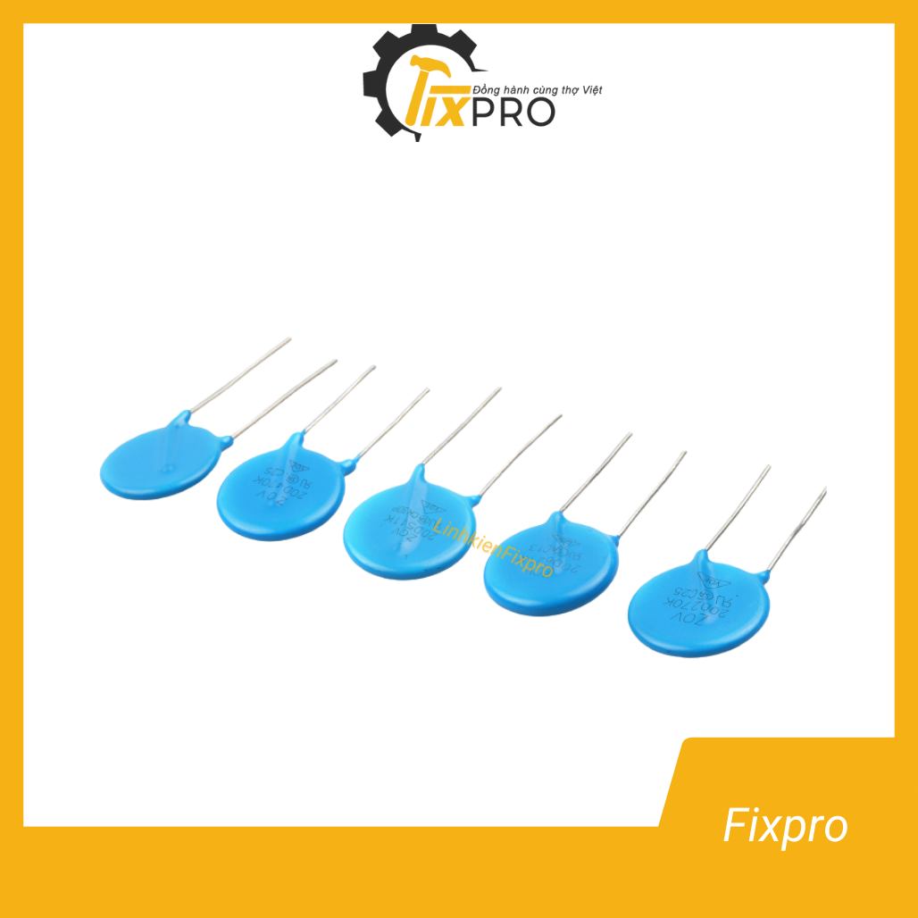 ( 5 chiếc )  Tụ chống sét Varistor 10D151K 150V 10mm chất lượng tốt - Fixpro