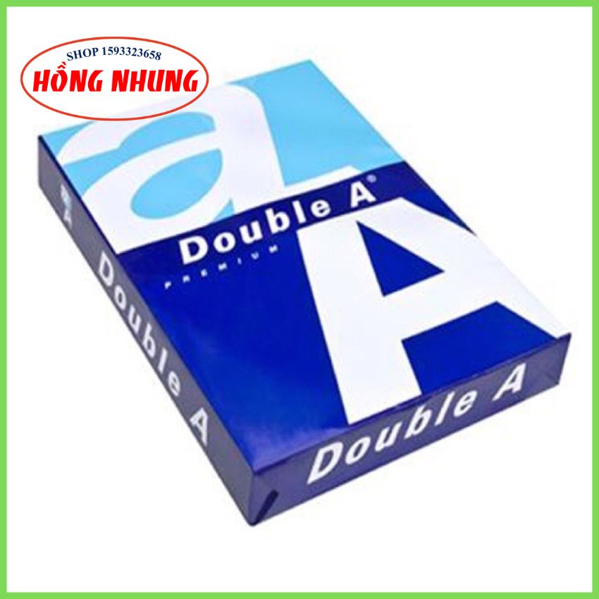 500 Tờ = 1 ream Giấy Double A Định Lượng 70 Gsm/ 80 Gsm, Giấy In Đẹp, Không Bị Kẹt Giấy, Hàng Chính Hãng