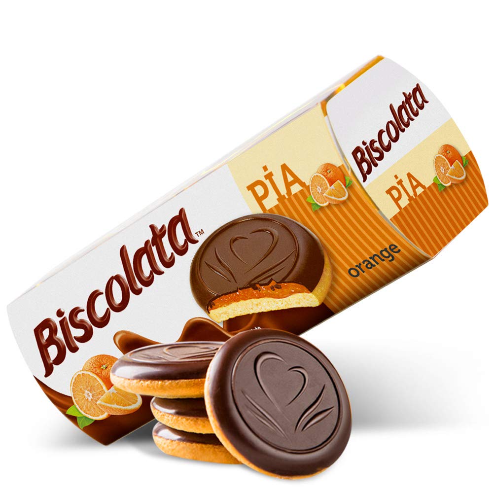 Bánh Socola nhân mứt cam Biscolata Pia 100g