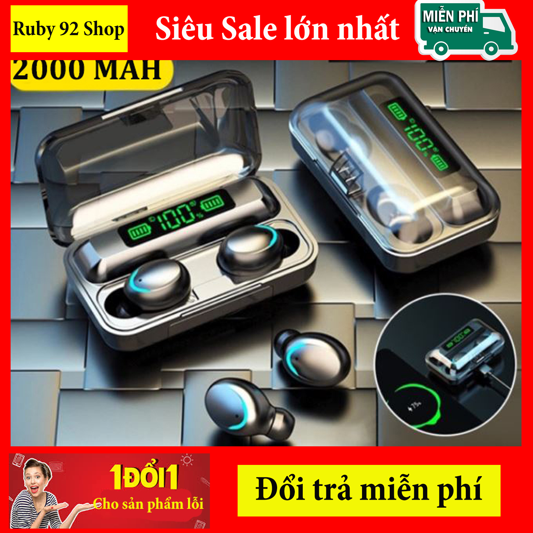 >> BÁO GIÁ TAI NGHE BLUTETOOTH NHÉT TAI X8 KHÔNG DÂY, CHỐNG NƯỚC, PIN 300 MAH, NGHE NHẠC, ĐÀM THOẠI 12H-TẶNG KÈM TAI PHỤ- | Shopee Lazada Sendo Tiki mới nhất 168 Tai Nghe Bluetooth Không Dây F9 5 cao cấp-Micro HD, Chống Nước - Tai nghe bluetooth pin trâu - Tai nghe nhét tai không dây - Tai nghe không dây pin trâu 3500 maH