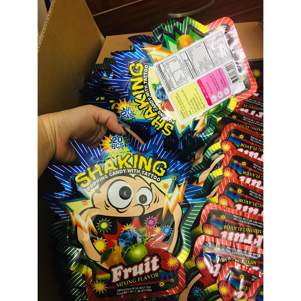 Kẹo nổ Striking Popping Candy vị trái cây