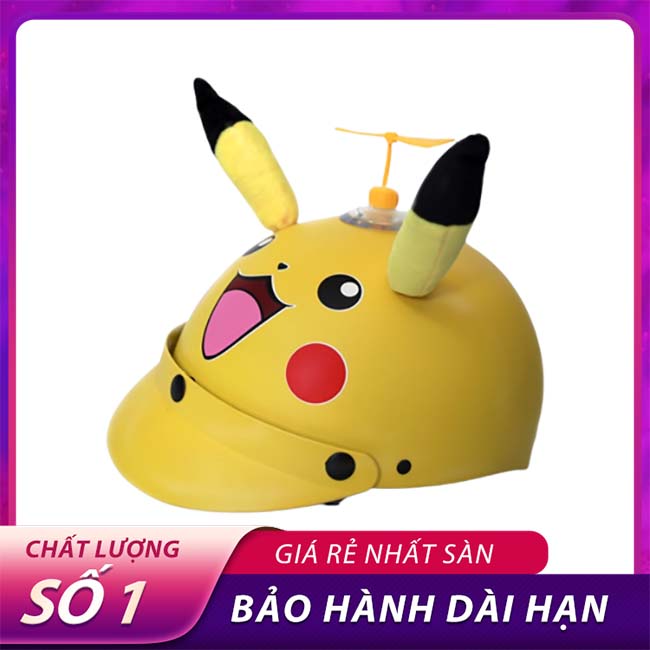 [Free ship] Mũ phượt Pikachu siêu kute