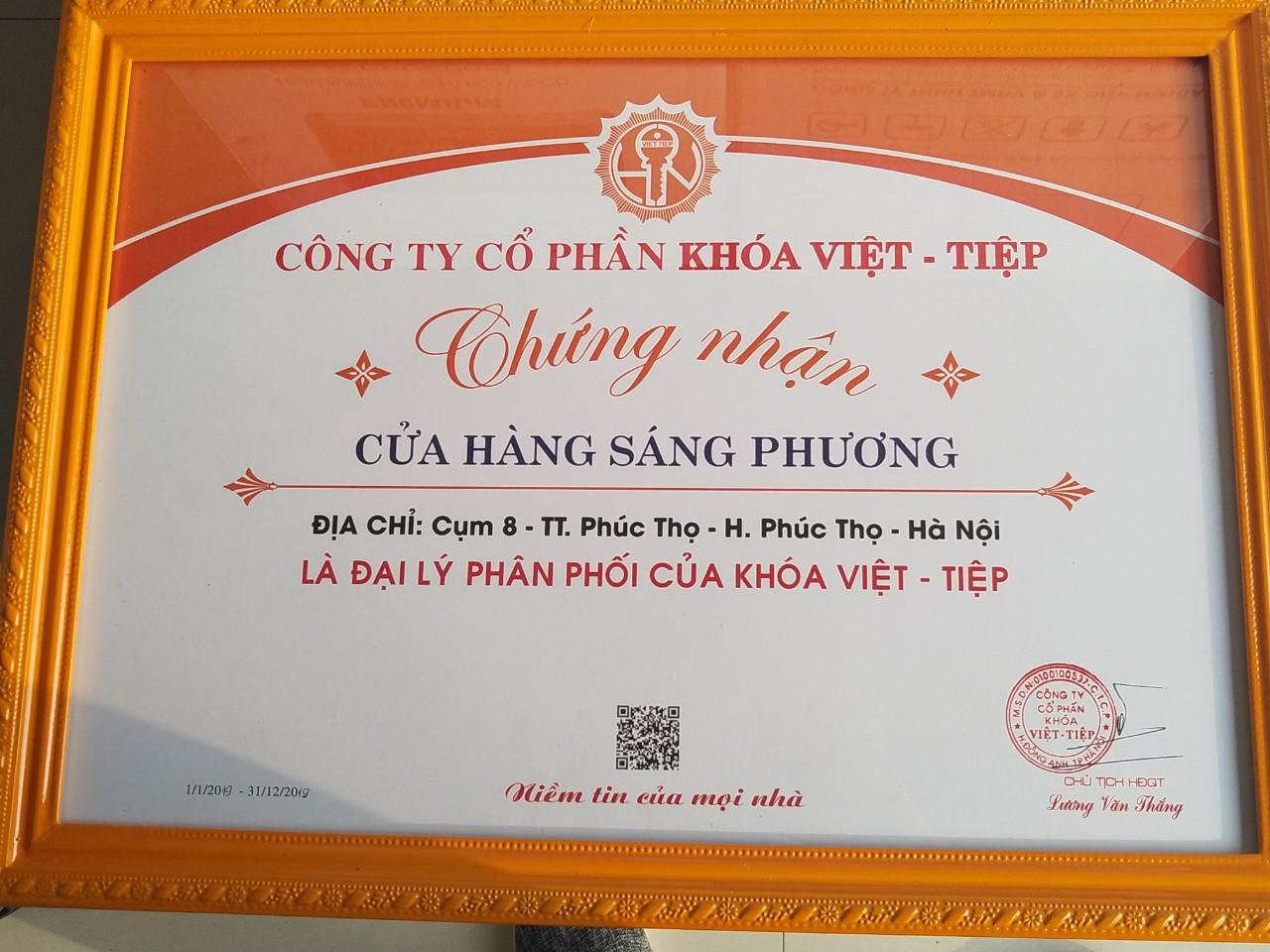 Bản lề sơn Việt Tiệp 08117