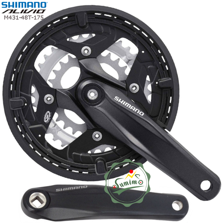 Shimano FC-M431 – Protezione Catena 48 Denti Con Bulloni – Anello Copricatena Per Guarnitura 8 Velocità