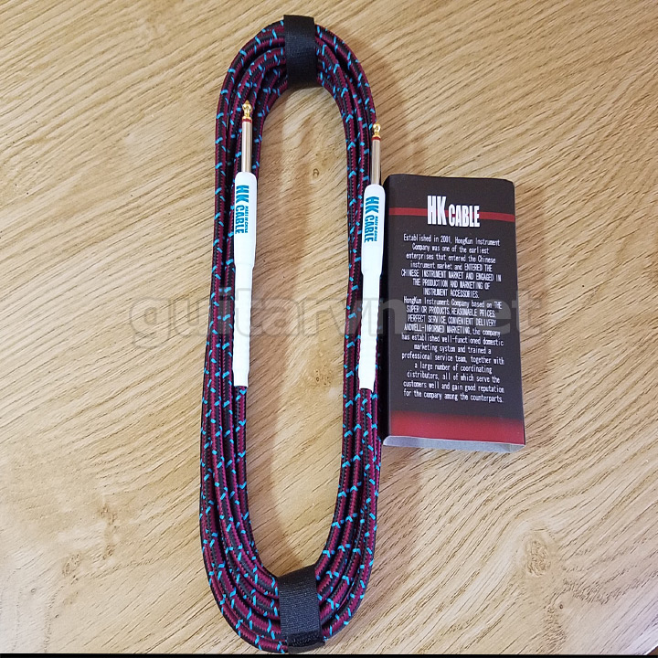 Dây line tín hiệu 10m, 5m kết nối guitar với ampli bọc vải cao cấp
