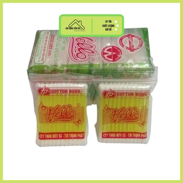 Combo 12 tép bông gòn ráy tai Hello Tiện Dụng