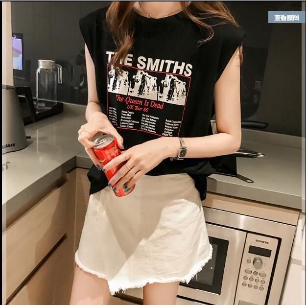 Áo thun sát nách nữ cánh dơi Smiths