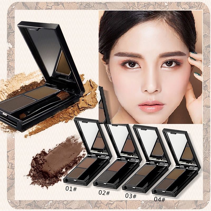 Bột vẽ chân mày, bột tán mày novo 2 màu