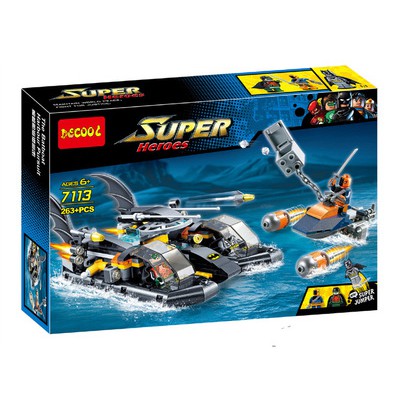 Xả hàng tăng doanh số Bộ đồ chơi Lego thuyền Batman 263 PCS