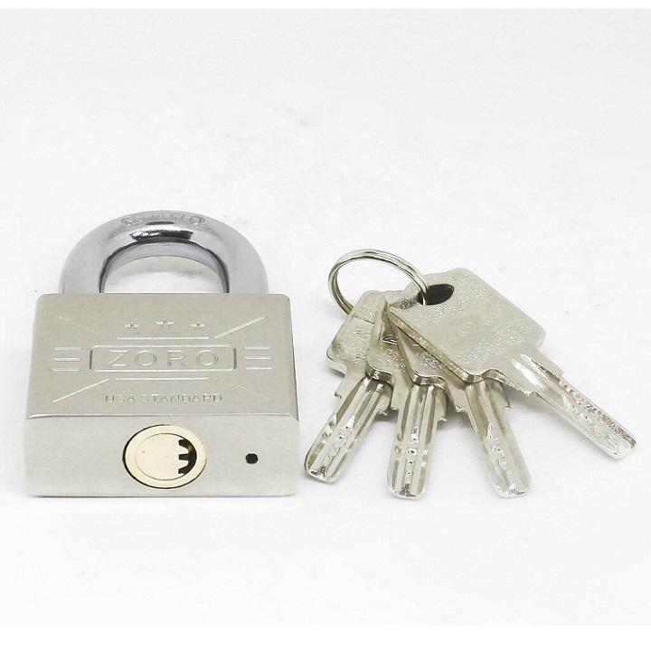 [HCM]Ổ Khóa ZORO Size đại 5P Trắng ( Chìa Muỗng ) - Gia dụng bếp