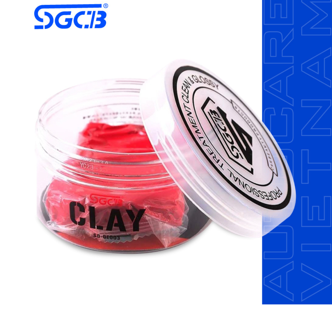 Đất Sét SGCB Chuyên Tẩy Bụi Sơn ,Bùi Sét Rỉ Sét Phân Chim (Đỏ) SGGE003