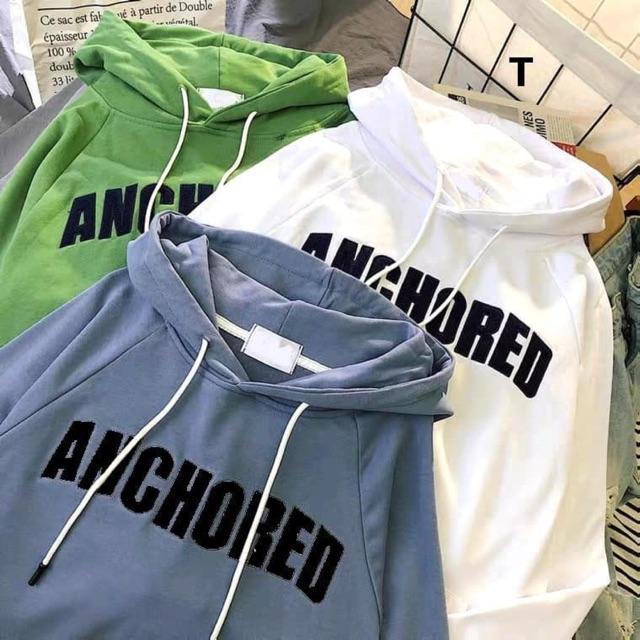 Áo hoodie ancho chữ ngực dtr1119
