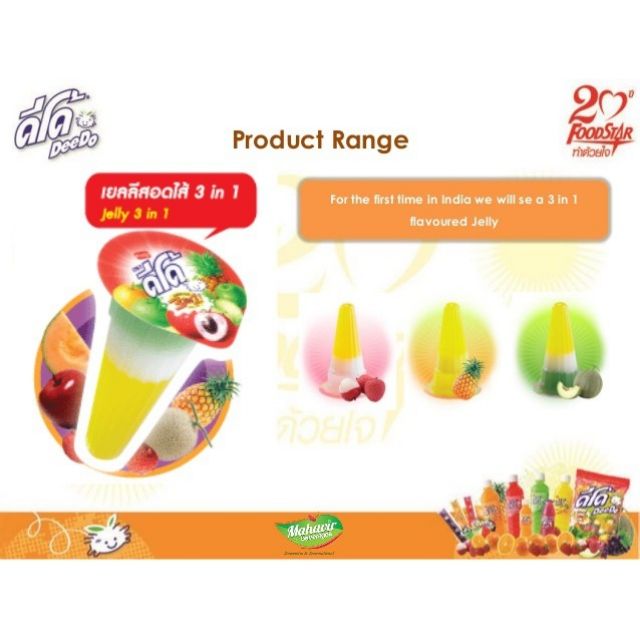 [Siêu Sale] [Rẻ vô địch] THẠCH TRÁI CÂY DEEDO THÁI LAN 3 LỚP TÚI 720GR