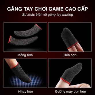 Bao Tay Chơi Game freefire , Pubg, Liên Quân Găng tay chơi game Chống Mồ Hôi, Siêu Nhạy, Co Giãn Cực Tốt Bằng Sợi Carbon