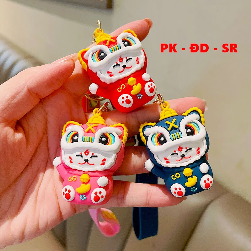 Móc khóa mèo đội lân chiêu tài - siêu rẻ
