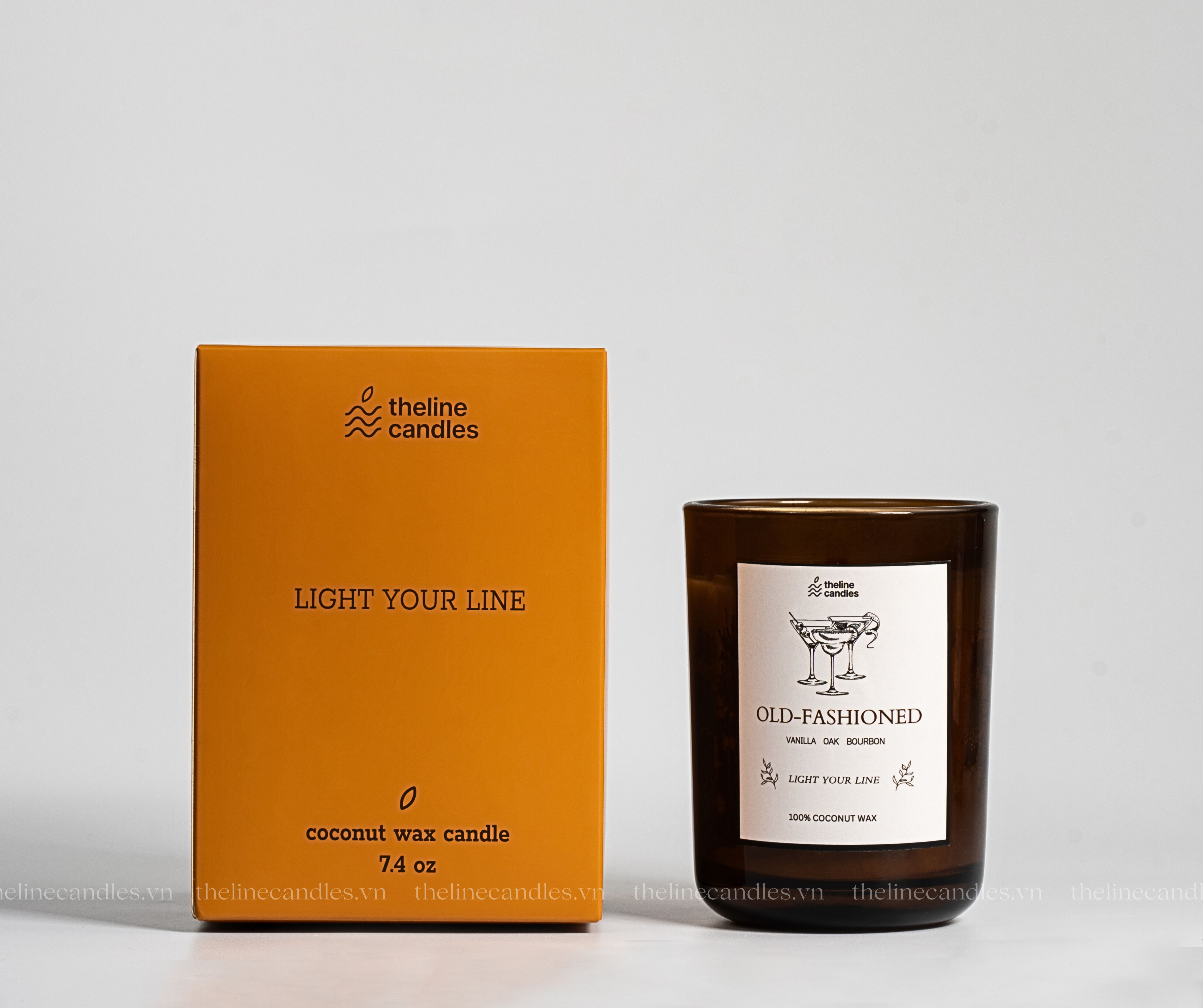 Nến thơm The Line Candle hương OLD-FASHIONED