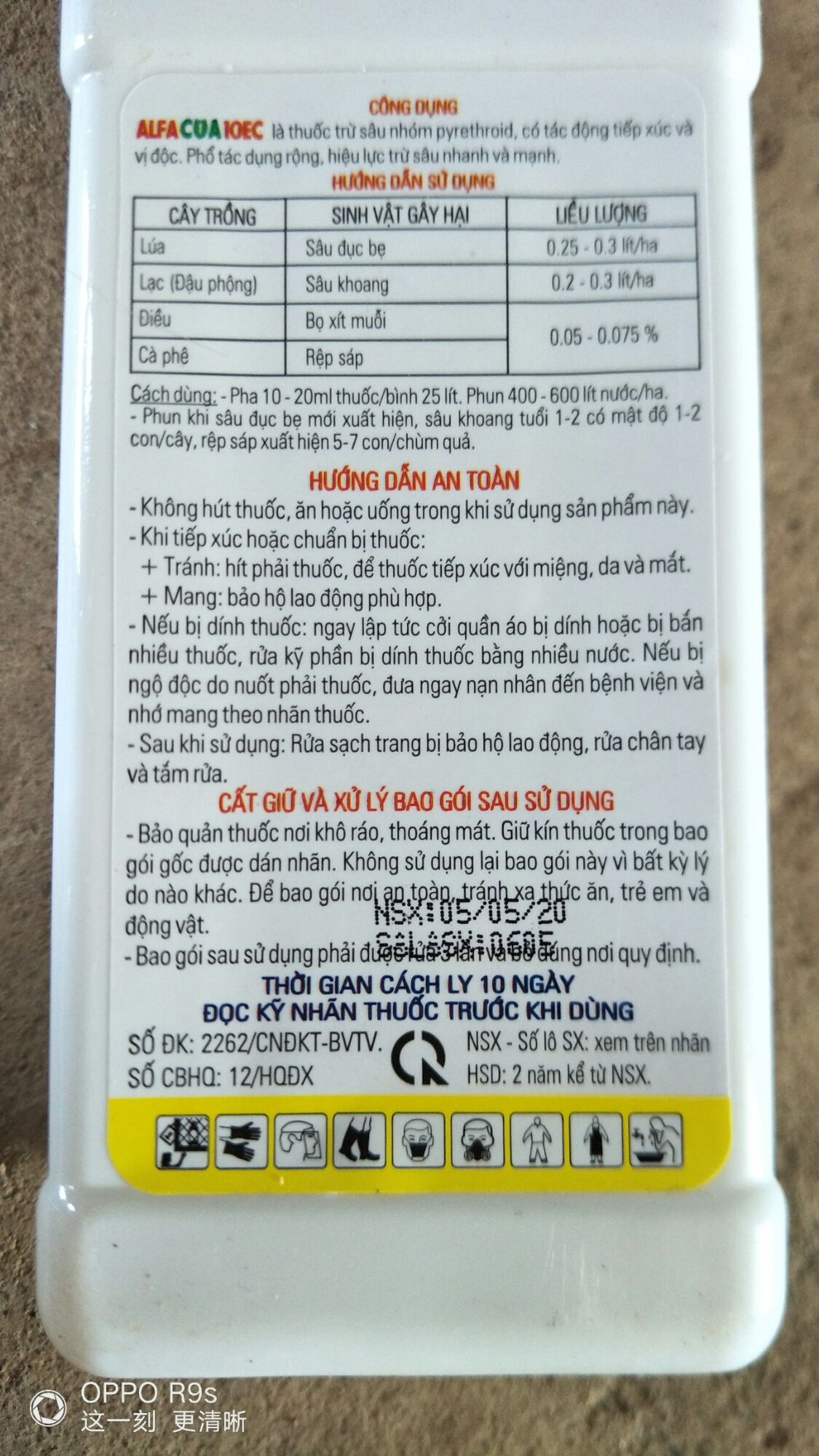 thuốc trừ sâu ALFA CUA 10ec