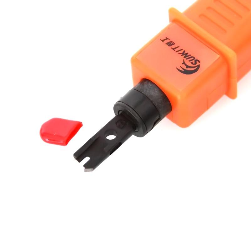 Dao phập mạng (tool nhấn cáp) Sunkit SK-8314 (màu vàng cam)