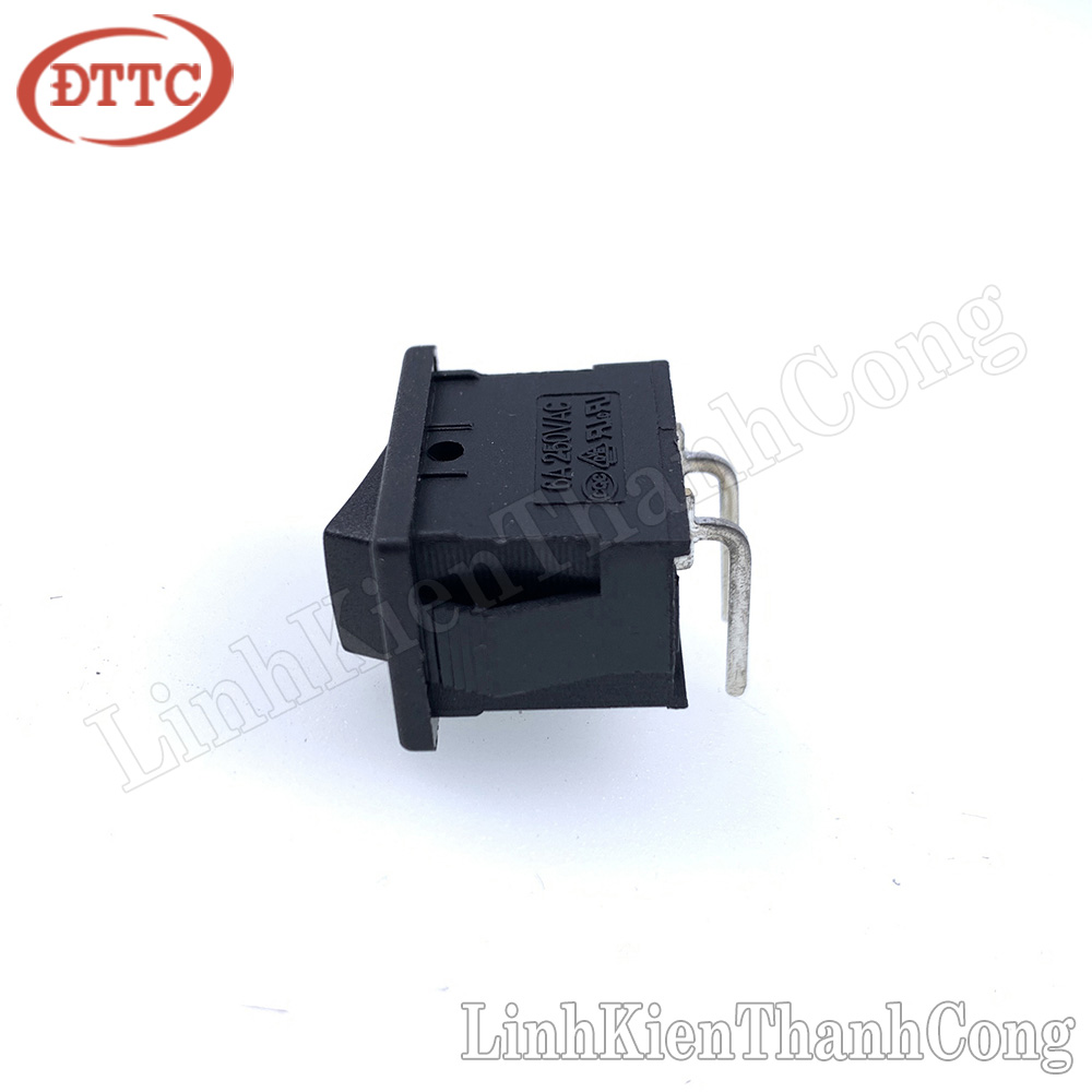 Công Tắc RS602 Chân Cong 6A 250V 21x15mm
