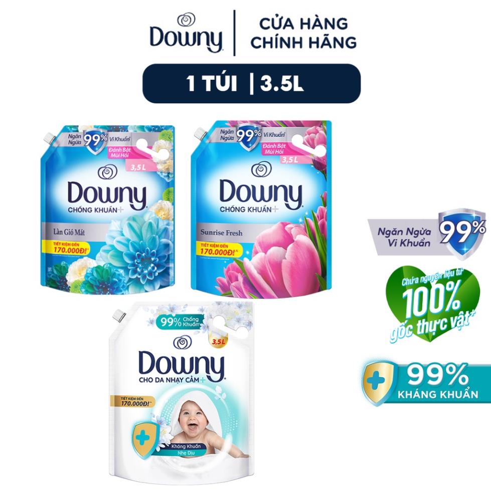Nước Xả Vải Downy Hương Nước Hoa (3.5L)