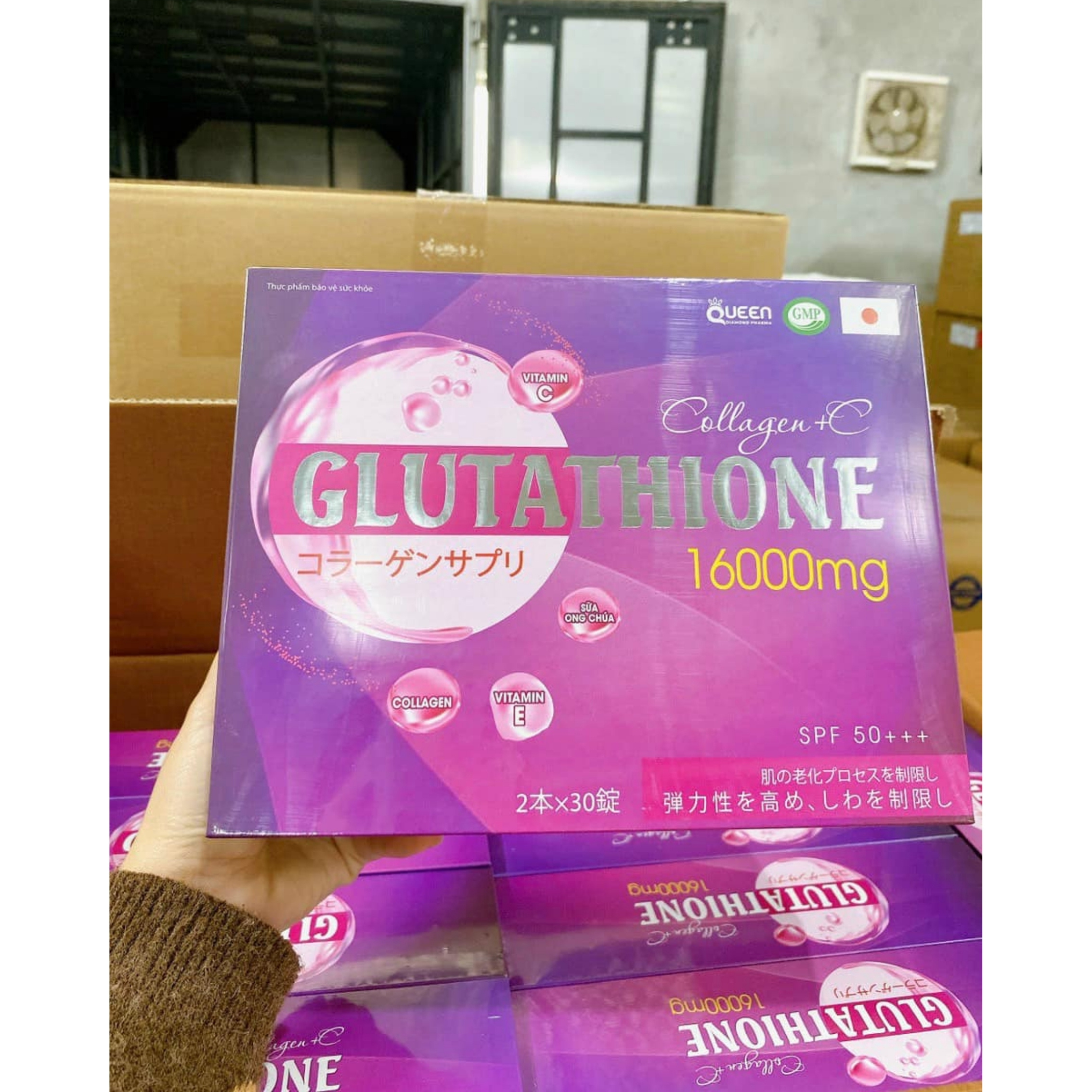 Glutathione 16000mg, Viên uống glutathione Collagen trắng da, nâng tone, giảm nám, thâm, sạm da, trắng da