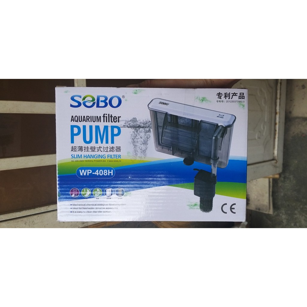 Lọc Treo (Lọc Thác) Sobo WP408H - Lọc Nước Cho Bể Cá