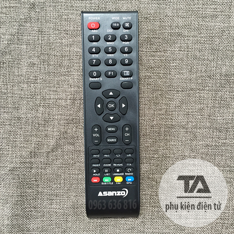 [FREESHIP 50K] REMOTE ĐIỀU KHIỂN TIVI ASANZO SMART