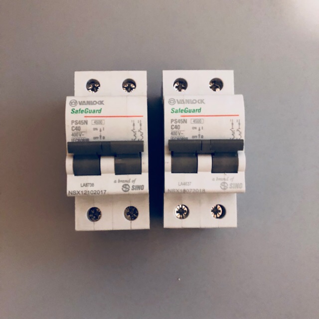 [HCM]Cầu dao tự động loại 2 cực sino