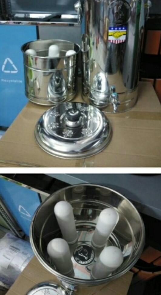 [HCM]bình lọc nước 25 lít inox 304